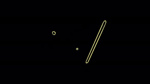 Zigzag Abstract Lightning Geometry Line