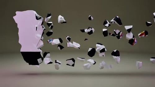 3D Geometric Map Assemble with Crest Reveal