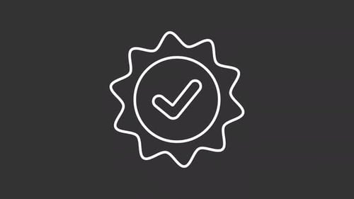 Animated Checkmark Badge Icon