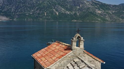 Old Church on Coast of Kotor Bay