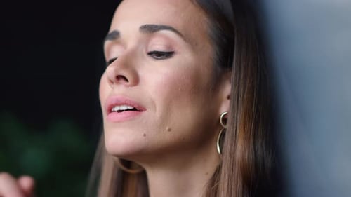 Smiling Business Woman Thinking Portrait