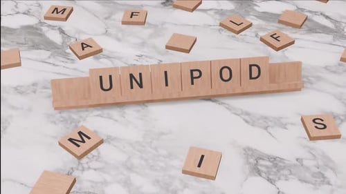 Palabra de Unipod sobre scrabble