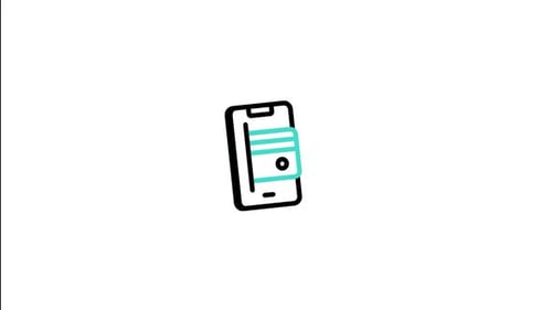 Smartphone Credit Card Payment Animation