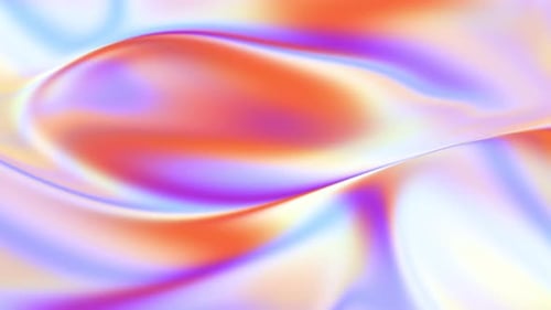 Animated Abstract Fluid Gradient Background with Iridescent Colors
