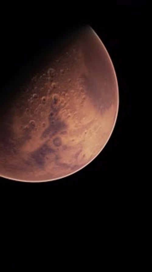 Incredible Sunrise on the Planet Mars