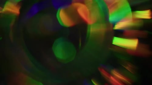 Colorful Abstract Background with Lens Flares