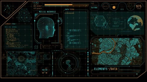 Interface de alta tecnologia com recursos de reconhecimento e rastreamento de localização