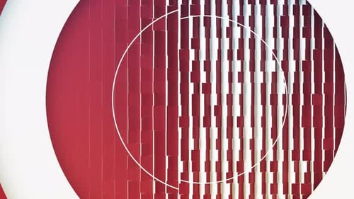 Corruption Collection: Animación de transición de datos del efecto de falla de bandas parpadeantes de n analógico