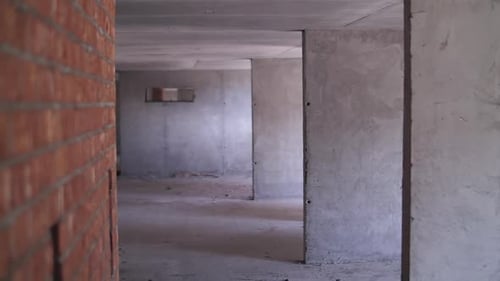 Empty Building Interior Under Construction