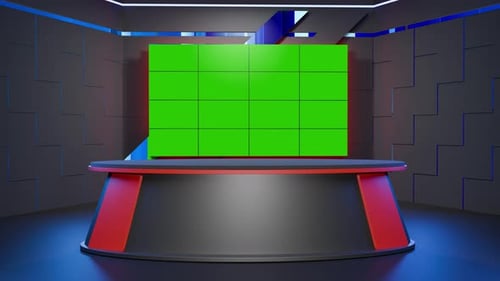 News Studio Background Loop.