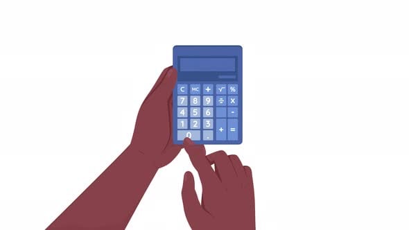 Animated Calculating Expenses, Elements Motion Graphics ft. cartoon ...