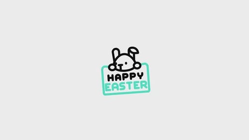 Animierte Ikone „Frohe Ostern“