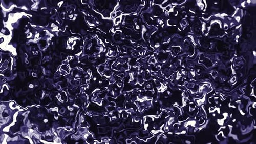 Realistic Looping 3D Abstract Melting and Morphing Textured Iridescent Liquid Metal