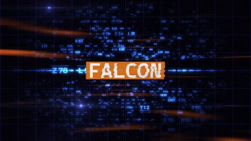 Glitching Digital Data Background with Code Stream