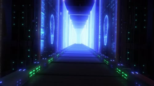 Futuristic Data Centre