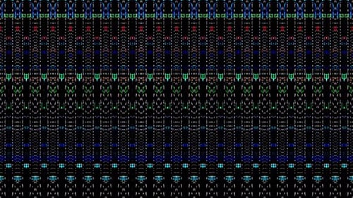 Abstract Digital Glowing Pattern Grid Loop Background