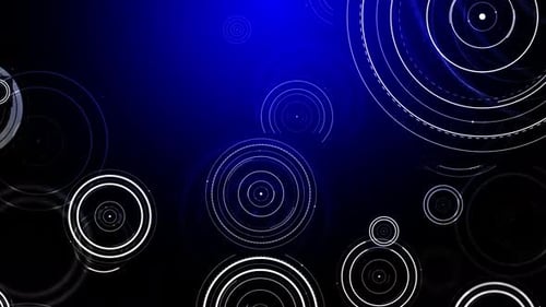 Technologie: Schleife mit blauem Hintergrund