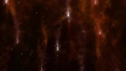 Abstract Fluid Background with Sparkling Vertical Light Streaks