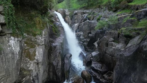 Ponte Mizarela, or Devils Bridge in Portugal