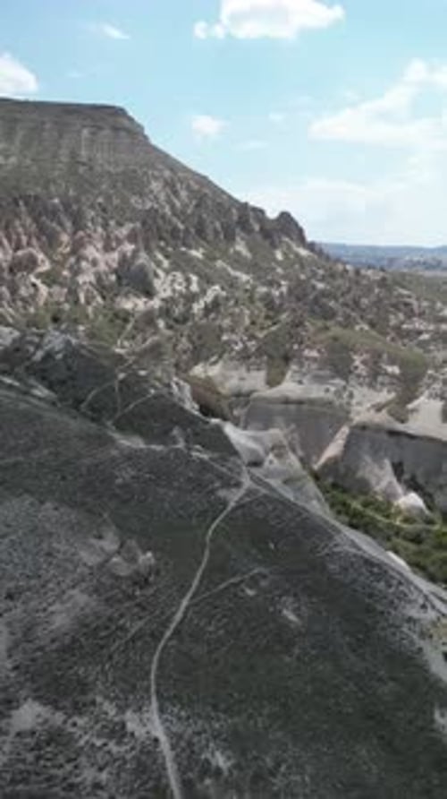 Aerial view of Cappadocia, Pasabaglari kapadokya, fairy chimneys Cappadocia, Turkey