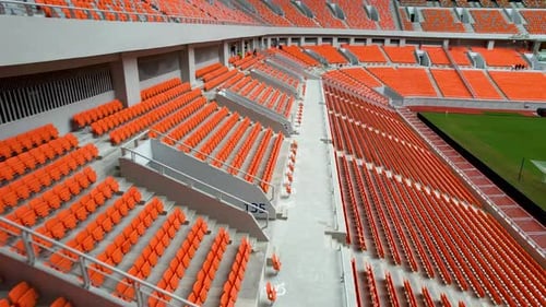 Construction of new tribune football stadium for upcomming Indonesia Team