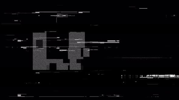 Digital Glitch Corrupted Signal Transition, Overlays Motion Graphics ft ...