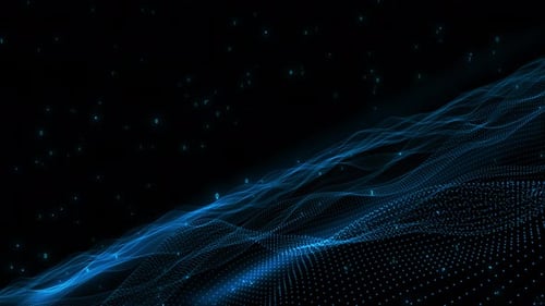 Innovative Analytics Encoded Data Cyberspace Technology Background Big Data Artificial Neural