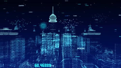 Futuristic Developed Smart City