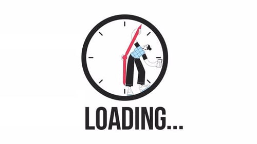 Spend Time Online Loader Animation