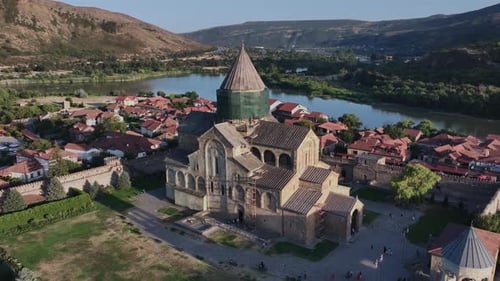 Svetitskhoveli Cathedral In Authentic Mtskheta