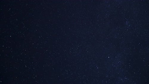 Beautiful Night Sky with Twinkling Stars