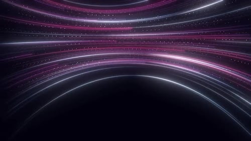 Abstrakte Glühende Datenübertragung Motion Speed Lines V7