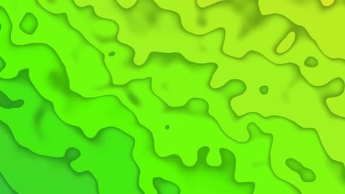 Smooth Green Liquid Background