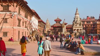 Timelapse de la place Durbar de Katmandou (Zoomin)