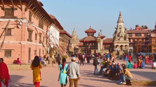 Timelapse Kathmandu Durbar Square (Zoomin)