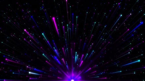 VJ Loop Neon Fantastic Tunnel