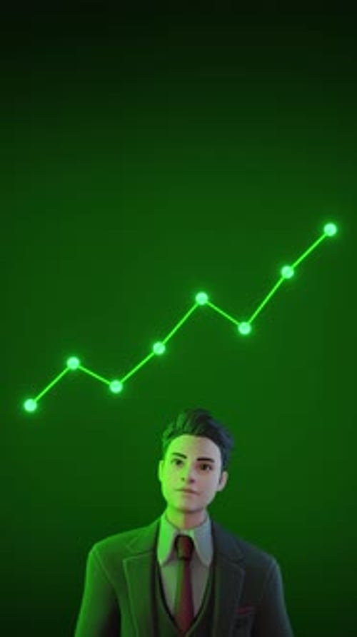 Happy Expression Growing Chart Portrait
