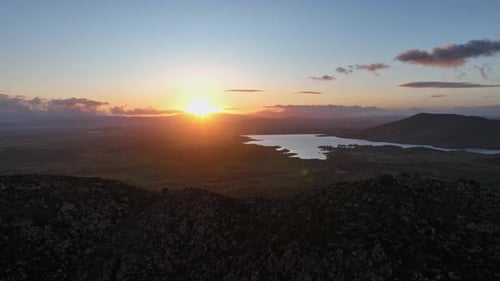 Sunset Lake Aerial