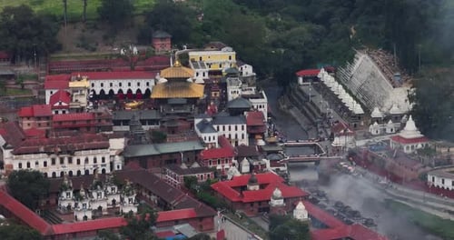 Lord Shiva is worshiped in Pashupatinath Temple in Kathmandu Nepal. UNESCO World Heritage Site Hindu