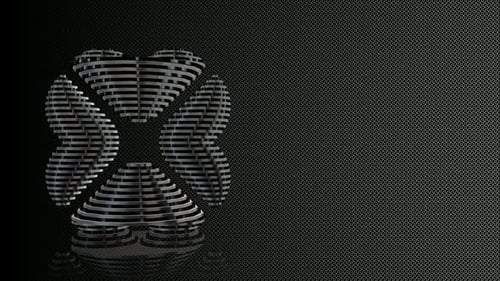 Abstract Geometric Looping 3D Object Animation