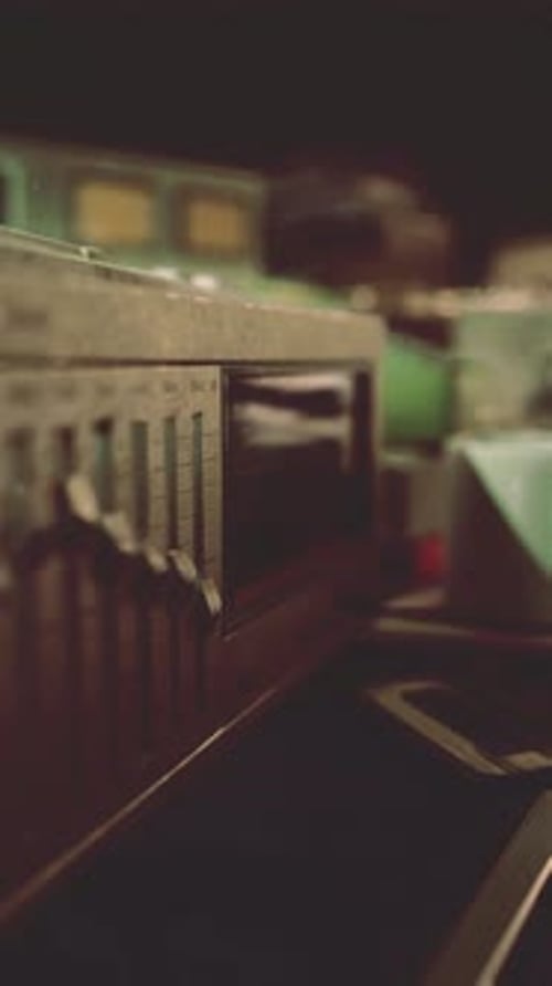 Distorted View of Vintage Computer Equipment