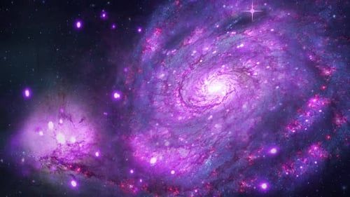 Farbenfrohe Galaxie