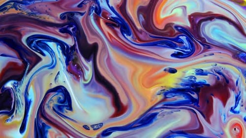 Abstract Colorful Ink Movements Spreads On Water Texture 547
