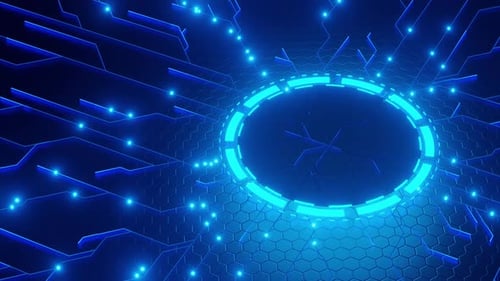 Fondo abstracto con tecnología digital futurista