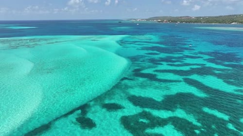 San Andres Skyline At San Andres Providencia Y Santa Catalina Colombia. Colombian Caribbean Beach. B