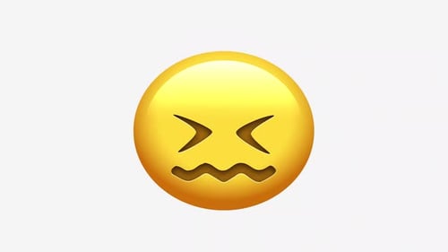 Nauseated Face Emoji Icon Graphic