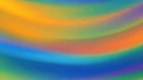 Abstract Colorful Gradient Wave Background Loop