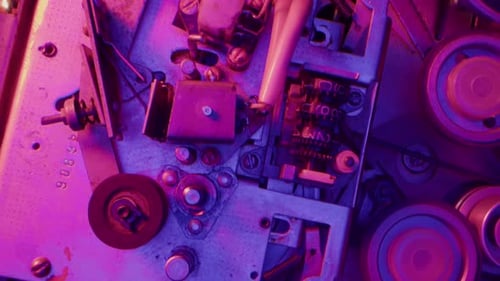 Tape Audio Music Player VHS Studio Magnetic Tape Vintage Retro Spool Reel to Reel Player and