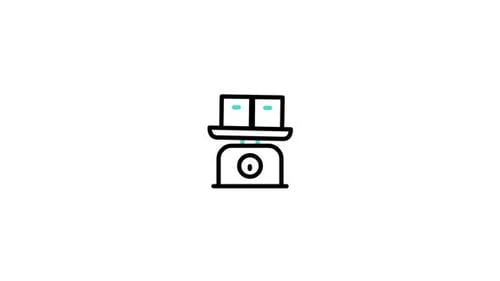 Minimalist USB Flash Drive Plug In Animation
