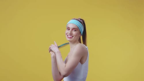 Adopting an Active and Healthy Lifestyle A Fitness Enthusiast Wearing a Stylish Headband